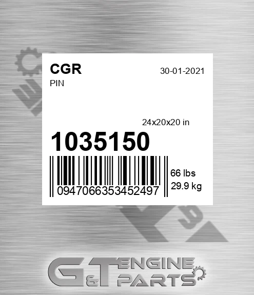 1035150 CGR Pin