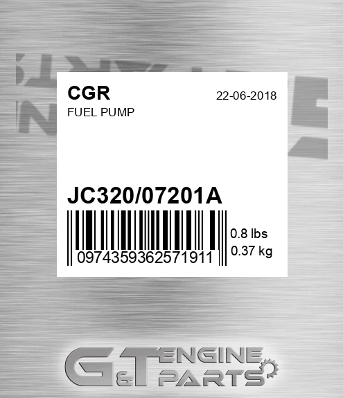JC320/07201A Fuel Pump