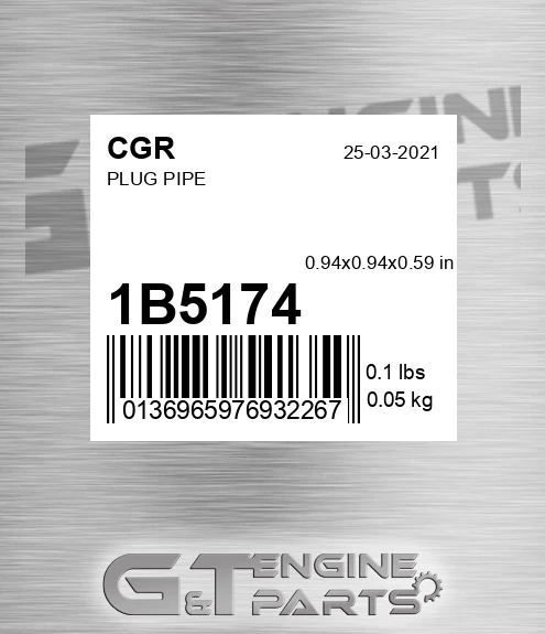 1B5174 CGR Plug Pipe