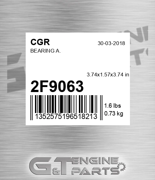 2F9063 Bearing A.