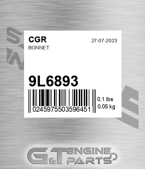 9L6893 Bonnet