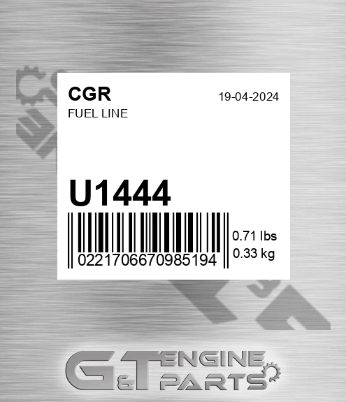 U1444 Fuel Line