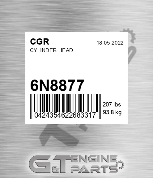 6N8877 Cylinder Head for CGR