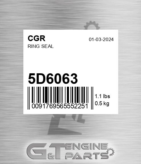 5D6063 CGR Ring Seal