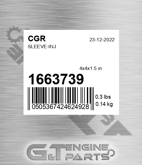 1663739 CGR Sleeve-inj