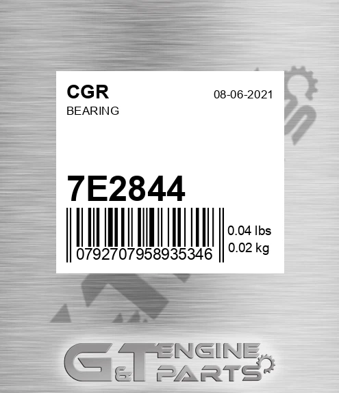 7E2844 Bearing