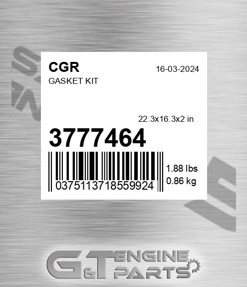 3777464 Gasket Kit