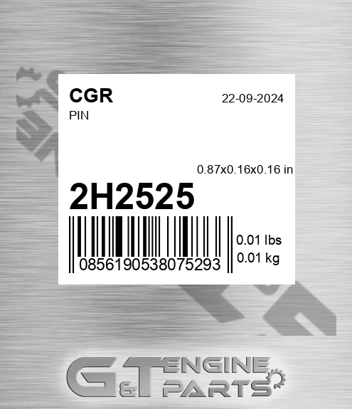 2H2525 CGR Pin
