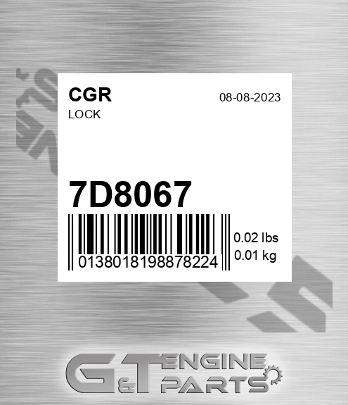 7D8067 Lock