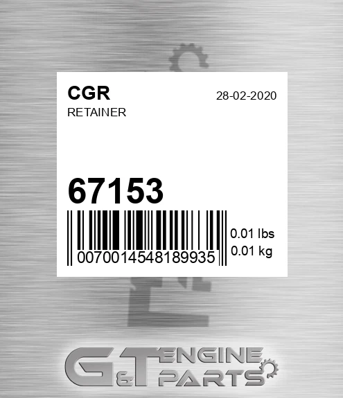67153 Retainer