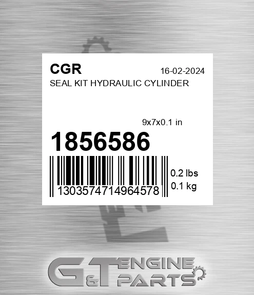1856586 Seal Kit Hydraulic Cylinder