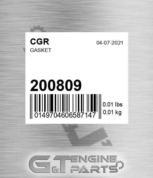 200809 Gasket