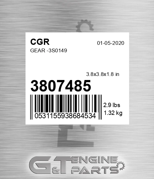 3807485 Gear -3s0149