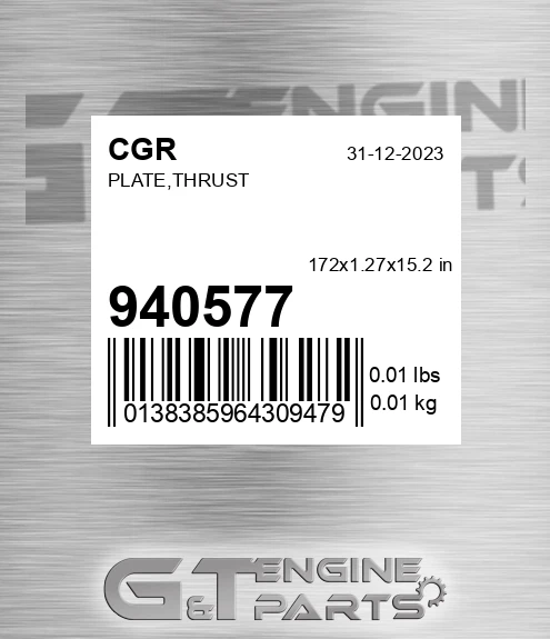 940577 Plate,thrust