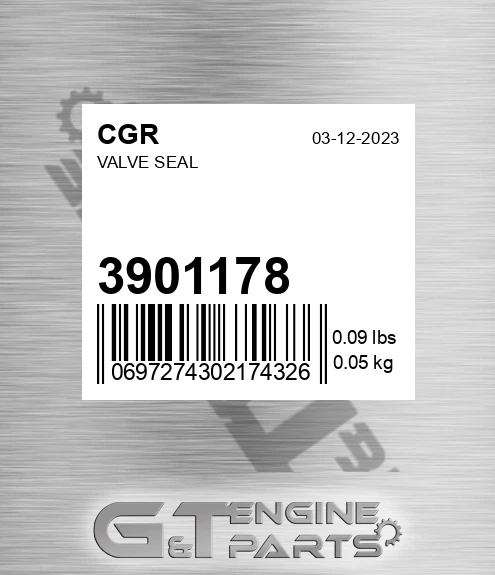 3901178 CGR Valve Seal
