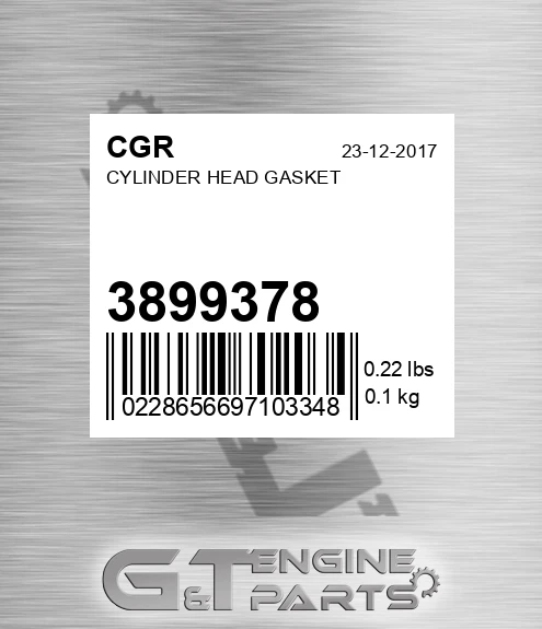 3899378 Cylinder Head Gasket