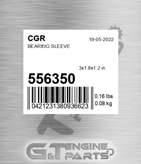 556350 CGR Bearing Sleeve