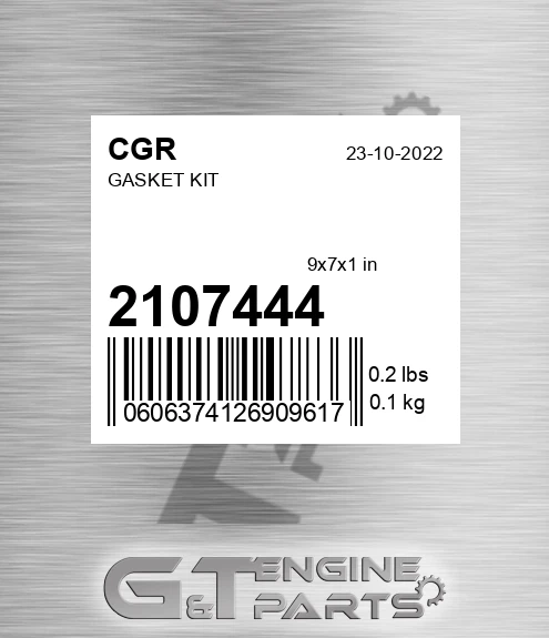 2107444 CGR Gasket Kit