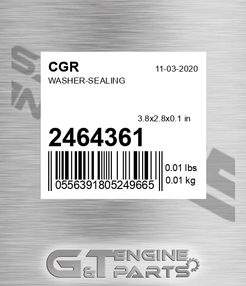 2464361 CGR Washer-sealing