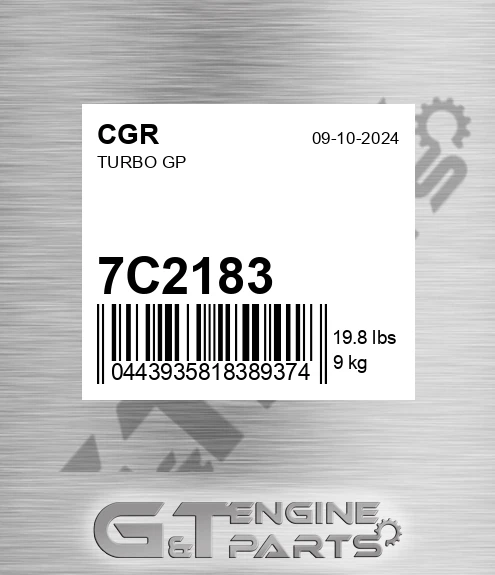 7C2183 Turbo Gp