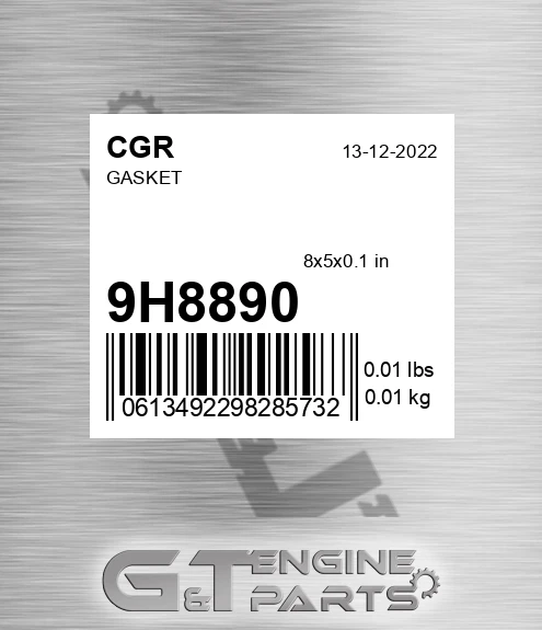 9H8890 CGR Gasket