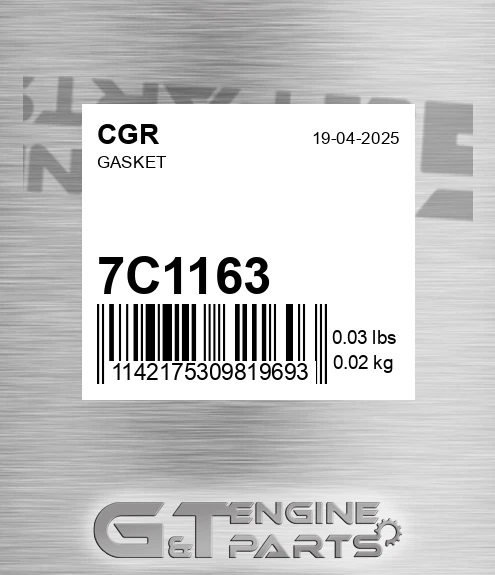 7C1163 CGR Gasket