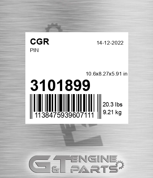 3101899 CGR Pin