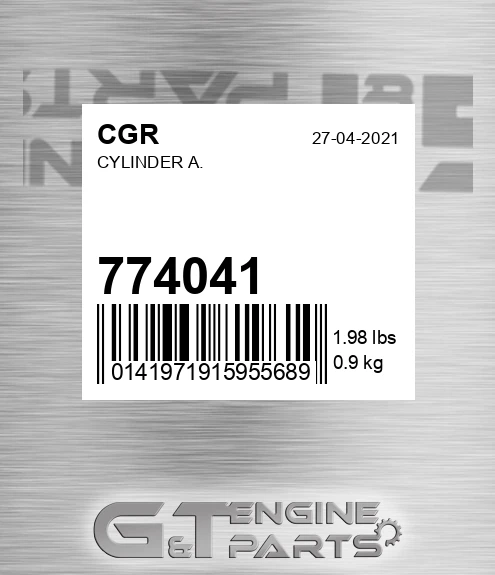 774041 Cylinder A.