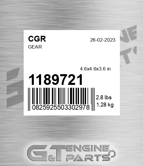 1189721 CGR Gear