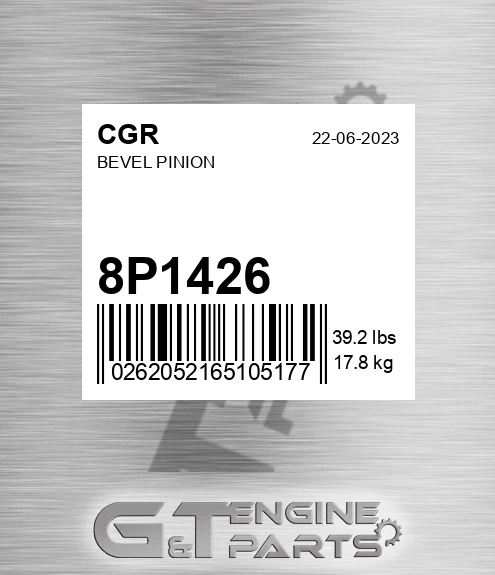 8P1426 CGR Bevel Pinion