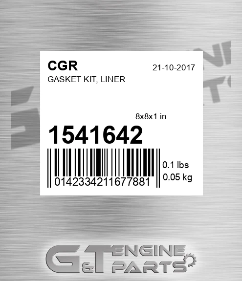 1541642 Gasket Kit, Liner