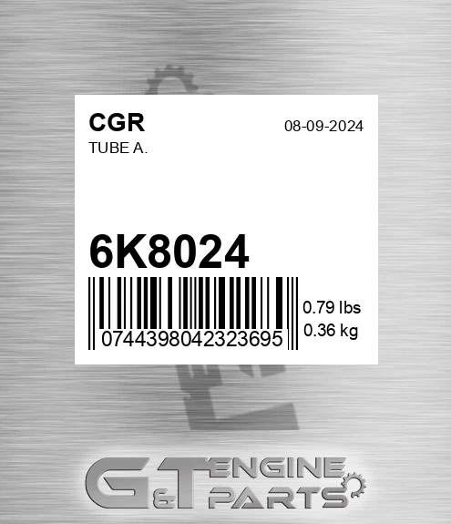 6K8024 Tube A.