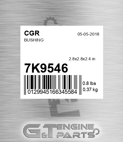 7K9546 Bushing