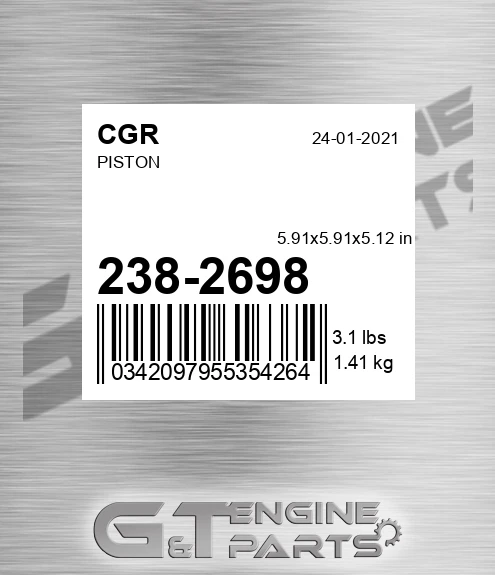 238-2698 Piston for CGR