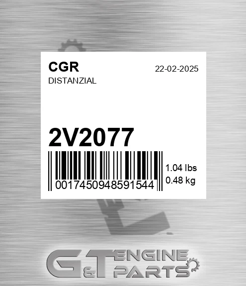 2V2077 CGR Distanzial