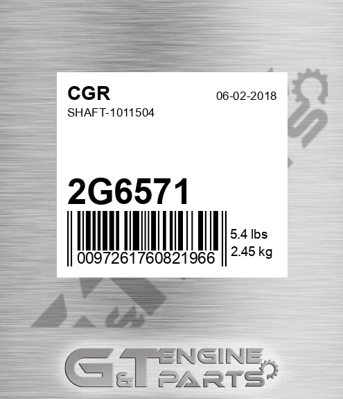 2G6571 Shaft-1011504