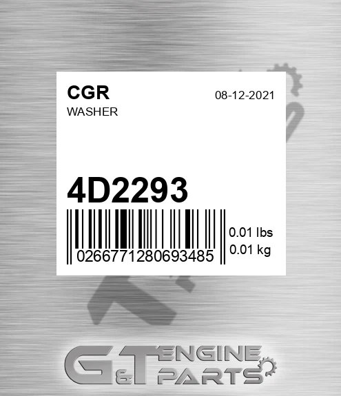 4D2293 Washer