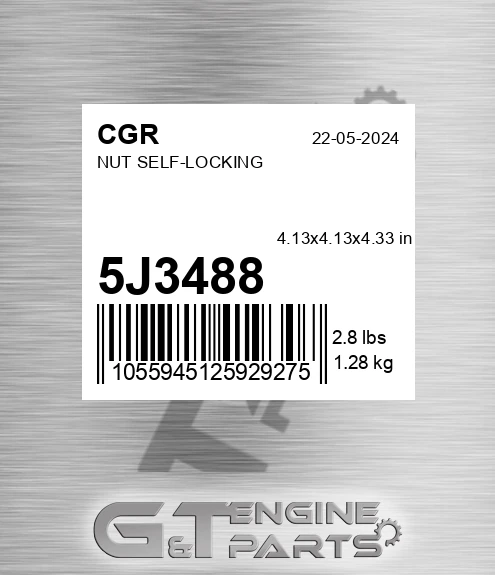 5J3488 Nut Self-locking