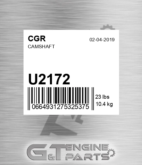 U2172 Camshaft