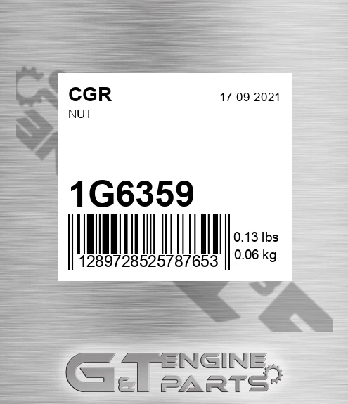 1G6359 CGR Nut