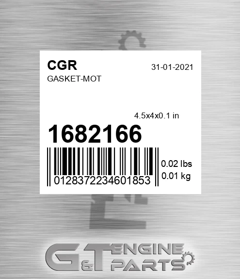 1682166 CGR Gasket-mot
