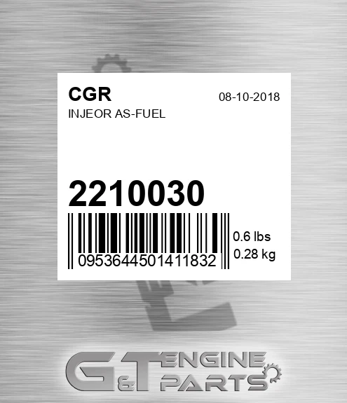 2210030 Injeor As-fuel