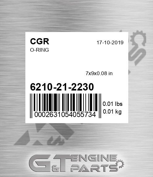 6210-21-2230 O-ring
