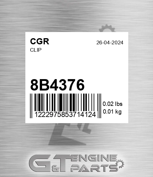 8B4376 CGR Clip
