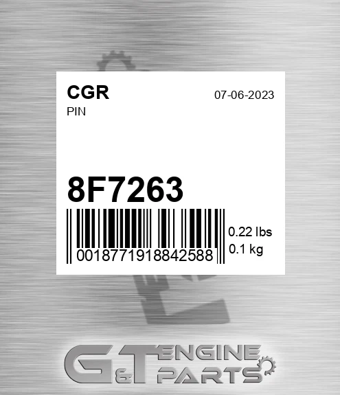 8F7263 Pin
