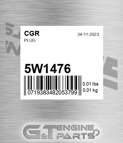 5W1476 CGR Plug