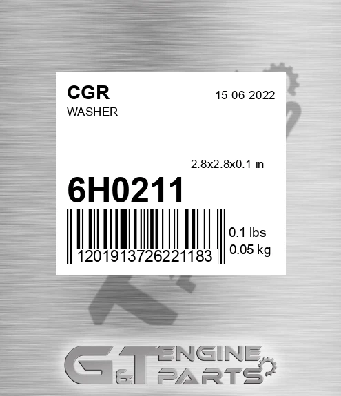 6H0211 Washer