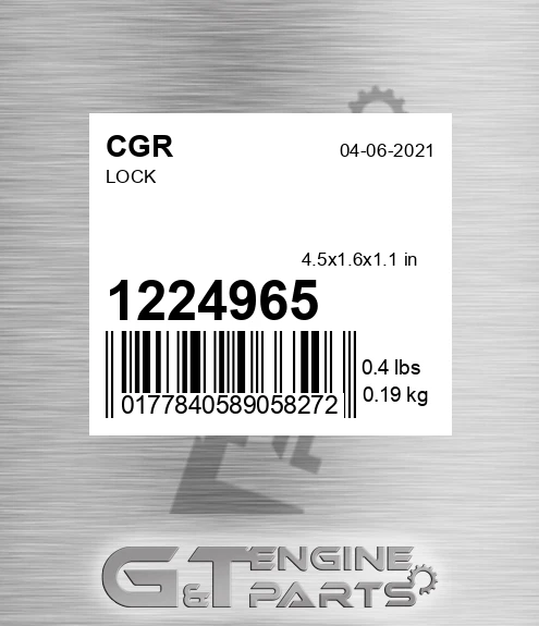 1224965 Lock