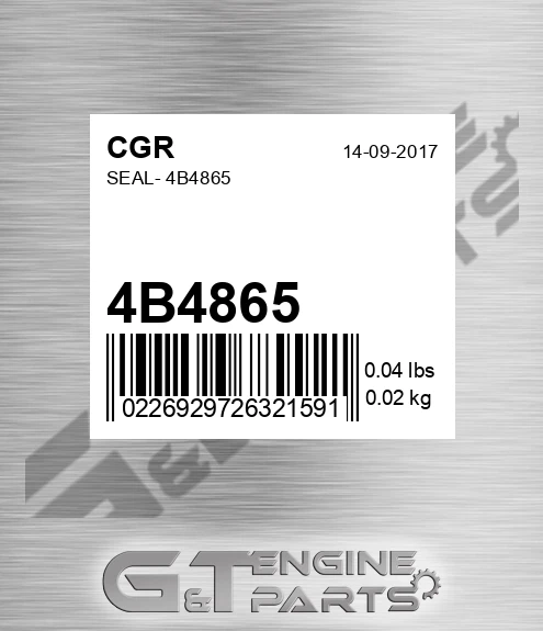 4B4865 Seal-