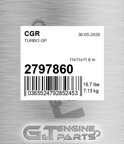 2797860 Turbo Gp for CGR